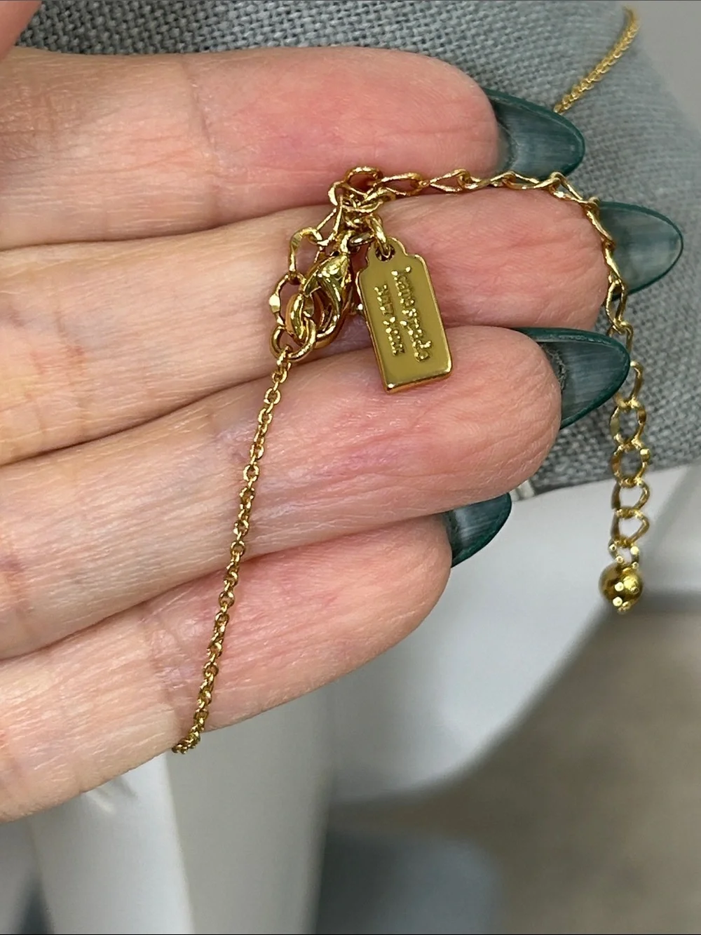 kate spade Gold Pave Spade Pendant Necklace